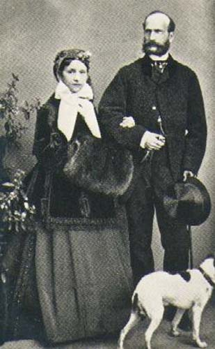 Alexandre de Hesse-Darmstadt avec Julia Theresa Salomea Hauke - princesse de Battenberg